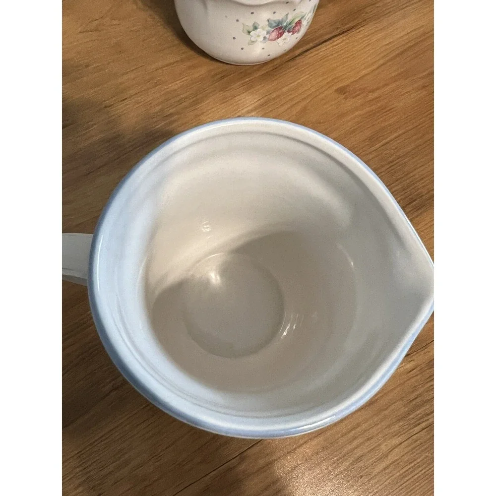 Vintage International Stoneware Japan‎ Sugar Bowl/Lid Creamer Cup